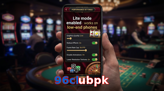 Payment and PKR controls in 96Clubpk